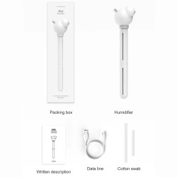 Umidificador de ar USB BALASHOV: portátil, silencioso e aromaterapêutico